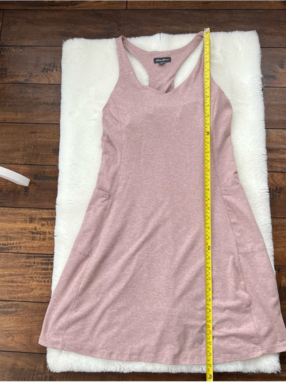 Eddie Bauer Coastal Breeze Active Dress Racerback Dusty Rose Size Medium - Picture 14 of 14